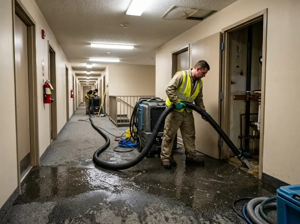 multi-unit-apartment-hallway-f-005 — frequently asked questions, Emergency Burst Pipe Water Extraction & Removal in Whiting,…